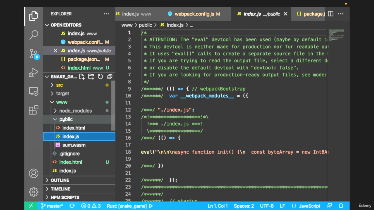 npm run build