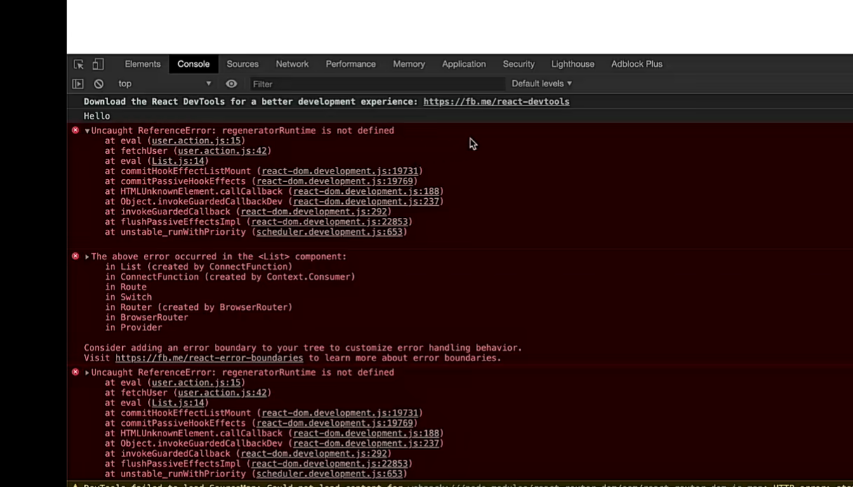 浏览器默认不支持async